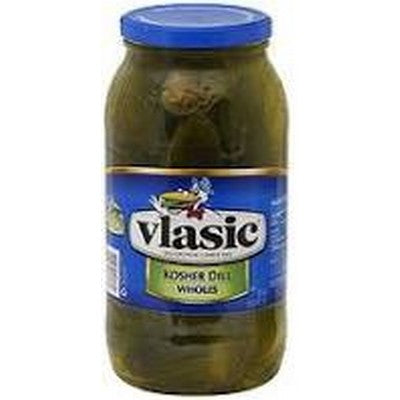 VLASIC PICKLES WHOLE KOSHER DILL PICKLES