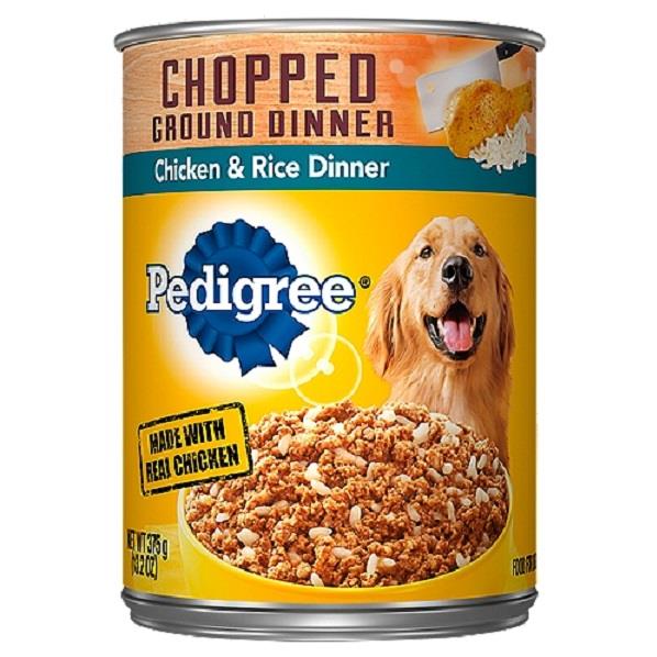 PEDIGREE CANNED DOG FOOD CHICKEN & RICE DINNER