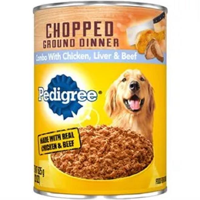 PEDIGREE CANNED DOG FOOD CHOPPED COMBO GROUND DINNER