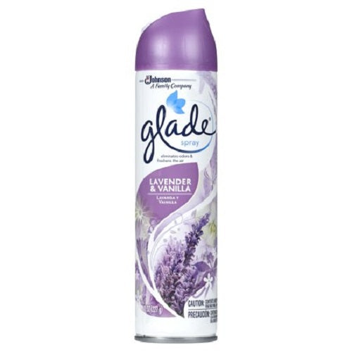 GLADE SPRAY LAVENDER & VANILLA