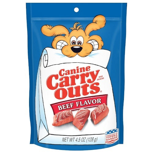 CANINE CARRY OUTS DOG SNACKS BEEF