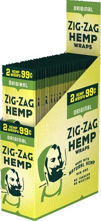ZIG-ZAG HEMP WRAPS 2-99$ ORIGINAL