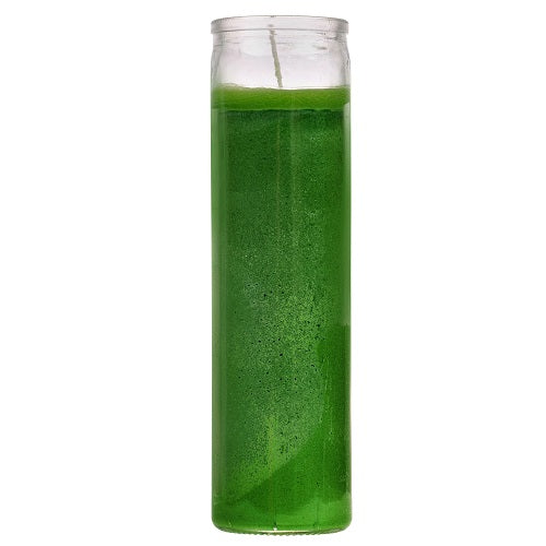 RELIGIOUS CANDLE SOLID GREEN