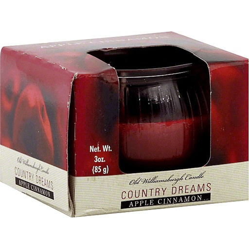 COUNTRY DREAMS GLOBE CANDLE APPLE CINNAMON