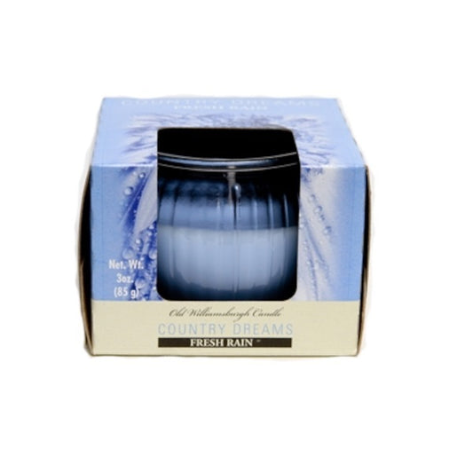 COUNTRY DREAMS GLOBE CANDLE RAIN WATER