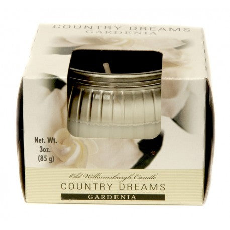 COUNTRY DREAMS GLOBE CANDLE GARDENIA