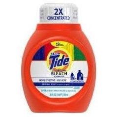 TIDE LIQUID 2X WITH BLEACH