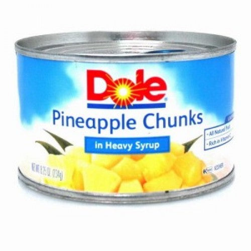 DOLE PINEAPPLE CHUNKS IN SYRUP