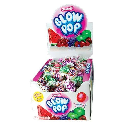 CHARMS 100CT ASSORTED BLOW POP