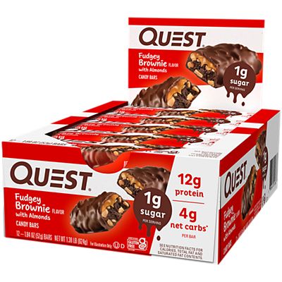 Bar: Quest Candy: Fudgey Brownie (12)