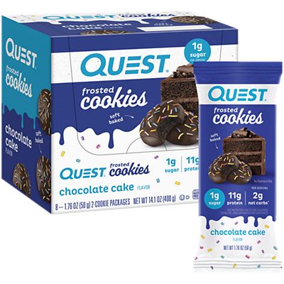 Cookies Frosted: Quest: 2-Cookie Chocolate Cake (8pk)