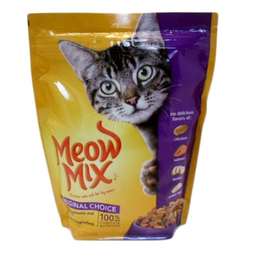 MEOW MIX CAT FOOD POUCH