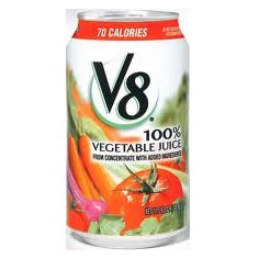 V8 VEGETABLE JUICE