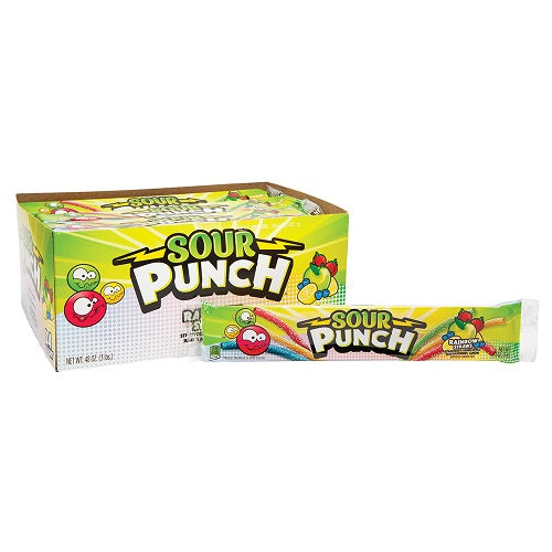 SOUR PUNCH STRAWS RAINBOW