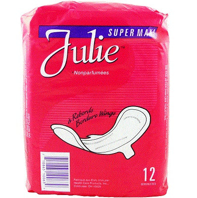 JULIE MAXI PAD SUPER + WINGS