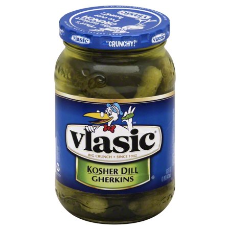 VLASIC PICKLES KOSHER DILL GHERKINS