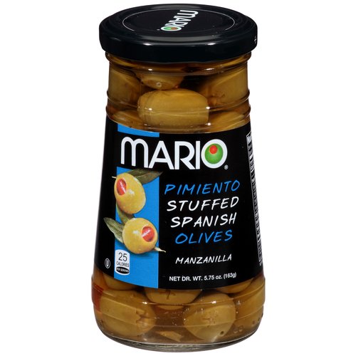 MARIO STUFFED SPANISH GREEN OLIVES JAR