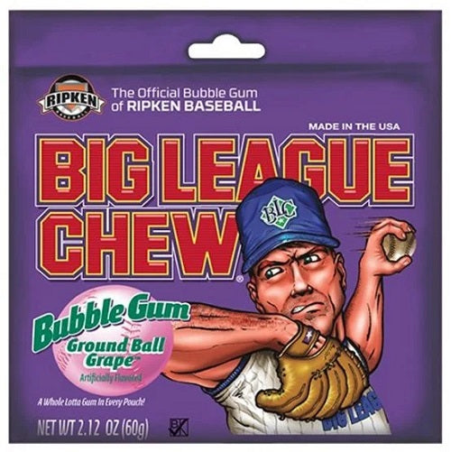 BIG LEAGUE CHEW GRAPE GUM