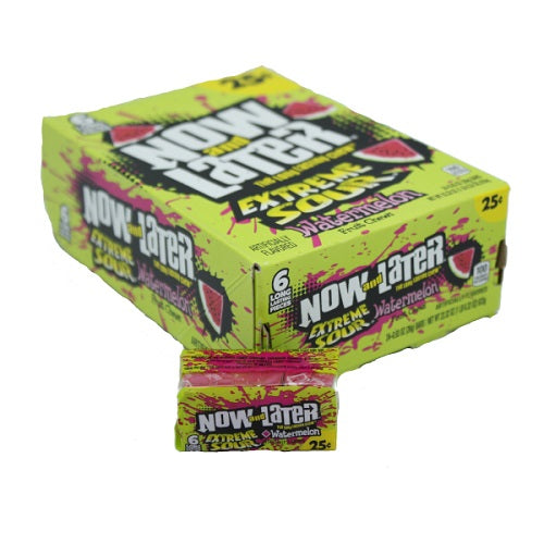 NOW & LATER EXTREME SOUR WATERMELON