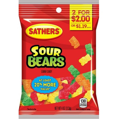 SATHERS 2/$2 SOUR BEARS