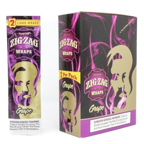 ZIG-ZAG 2PK WRAPS GRAPE