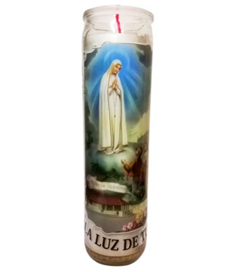 RELIGIOUS CANDLE OUR LADY OF FATIMA