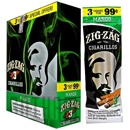 ZIG-ZAG 3-$0.99 CIGARILLOS MANGO