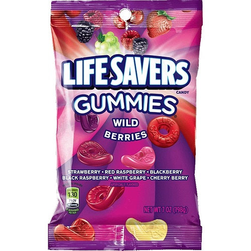 PEG BAG LIFESAVERS GUMMIES WILD BERRIES