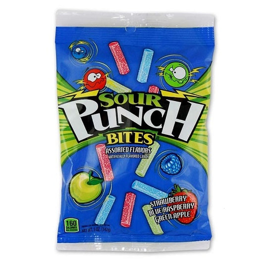 PEG BAG SOUR PUNCH BITES ASSORTED