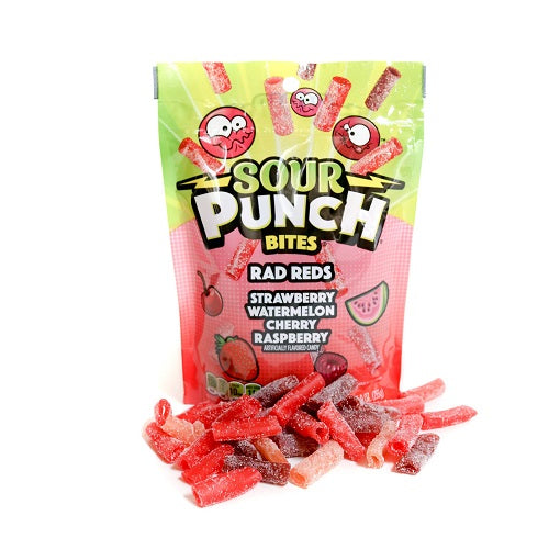 PEG BAG SOUR PUNCH BITES RAGIN REDS