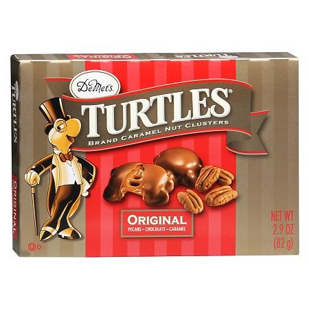 THEATER BOX TURTLES PECAN CANDY BOX