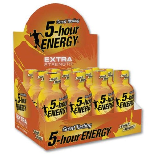 5 HOUR ENERGY SHOT EXTRA STRENGTH PEACH MANGO