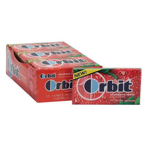 ORBIT GUM STRAWBERRY REMIX