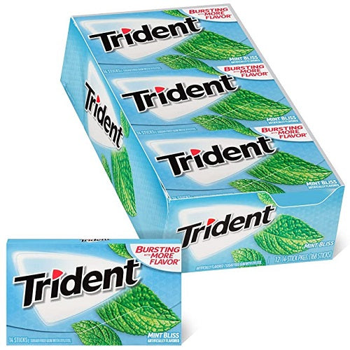 TRIDENT GUM MINT BLISS