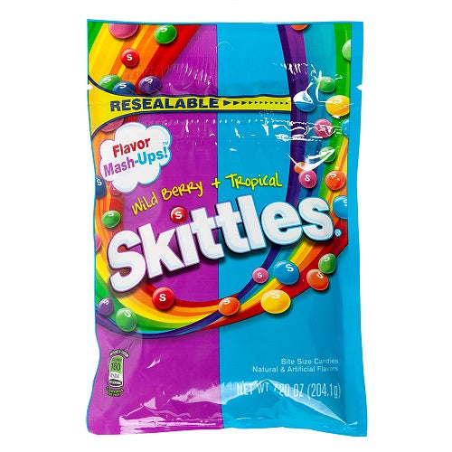 PEG BAG SKITTLES MASHUP WILDBERRY & TROPICAL