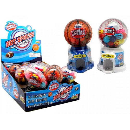 TOYS DUBBLE BUBBLE SPORT BALL CANDY