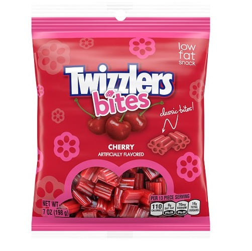 PEG BAG TWIZZLER BITES CHERRY