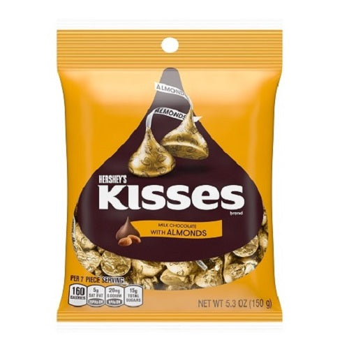 PEG BAG HERSHEY'S KISSES WITH ALMONDS