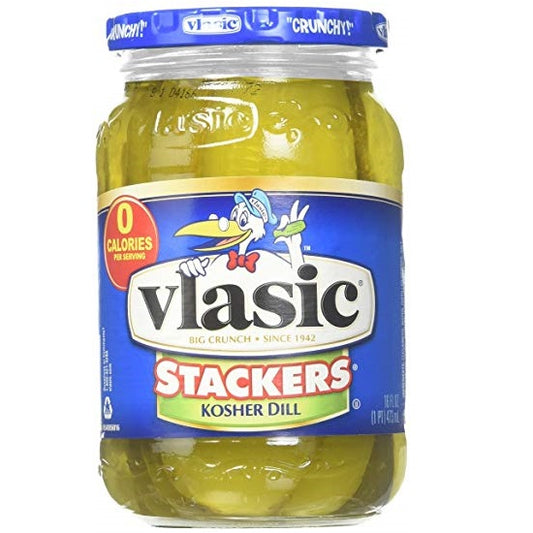 VLASIC PICKLES KOSHER DILL STACKERS