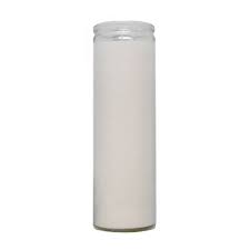 RELIGIOUS CANDLE SOLID WHITE