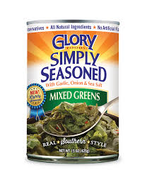 GLORY SIMPLY SEASONED MIXED GREENS