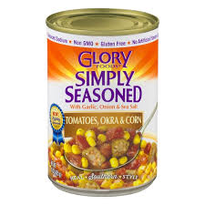 GLORY SIMPLY SEASONED OKRA/ CORN/ TOMATO