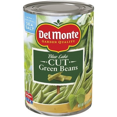 DEL MONTE VEGETABLES CUT GREEN BEANS