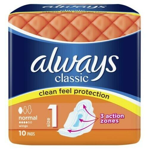 ALWAYS CLASSIC NORMAL PADS SIZE 1