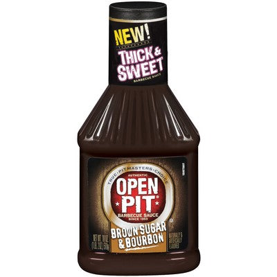 OPEN PIT BBQ THICK & SWEET BROWN SUGAR & BOURBON