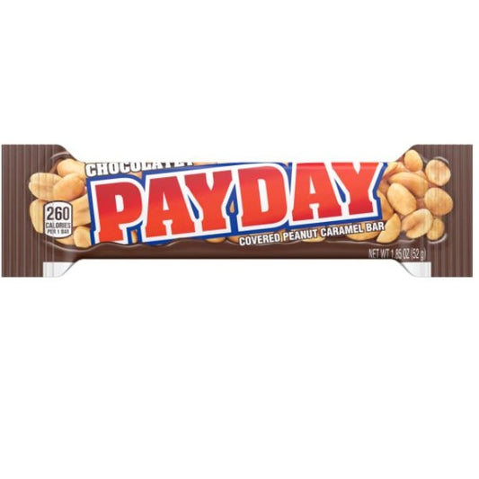 PAY DAY CARAMEL CANDY BAR- CHOCOLATEY