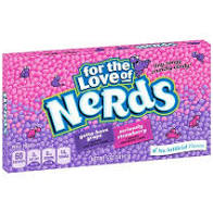 THEATER BOX NERDS CANDY GRAPE & STRAWBERRY