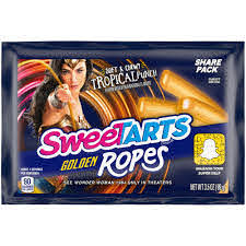 PEG BAG SWEETART GOLDEN ROPES