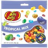 PEG BAG JELLY BELLY TROPICAL MIX