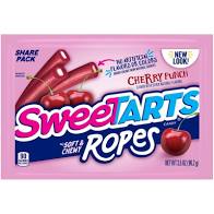 PEG BAG SWEETART ROPES CHERRY PUNCH